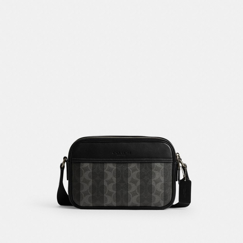Graham Crossbody Bag In Signature Canvas With Stripes
