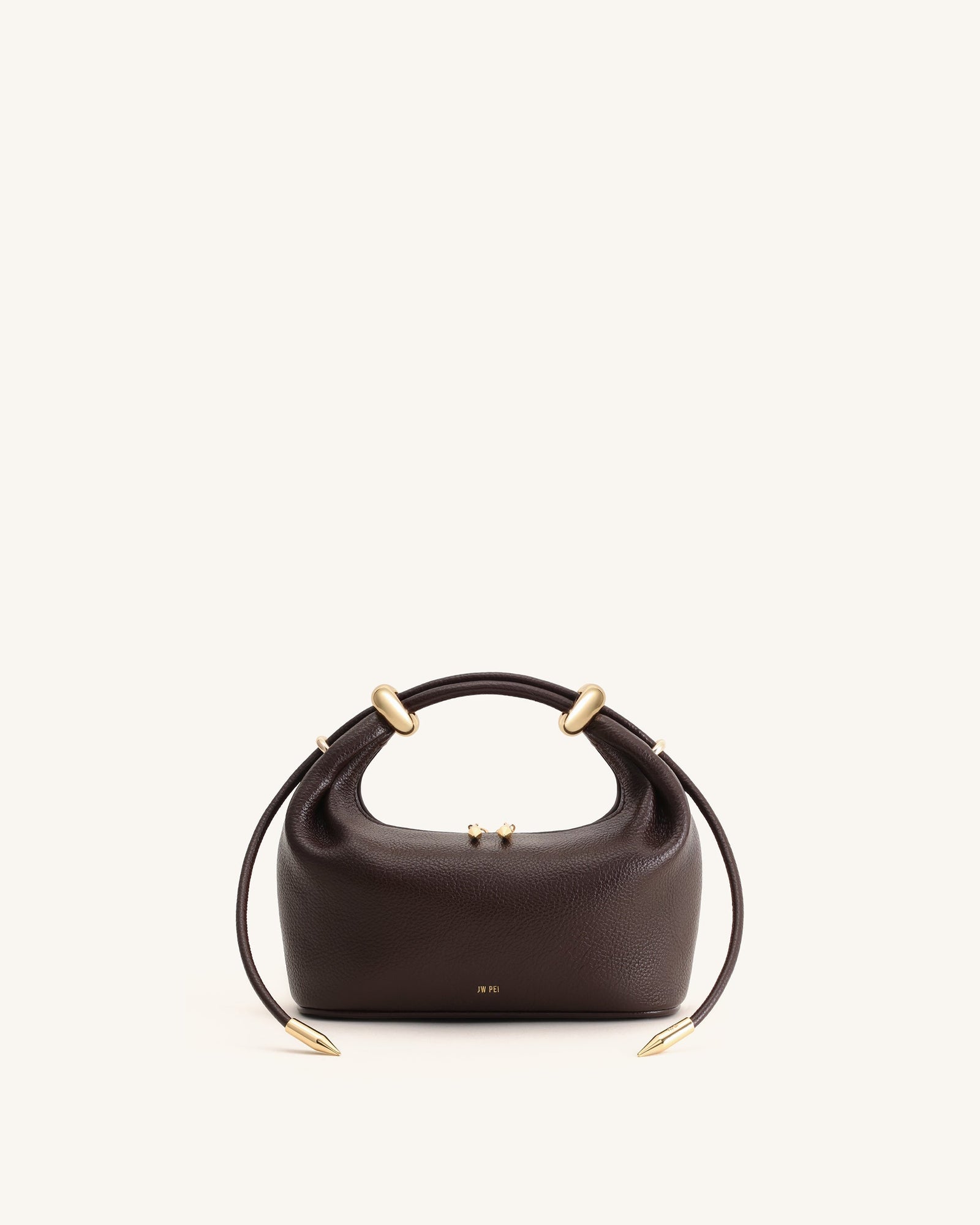 Ellie Metal Ring Embellished Top Handle Bag - Lemon Yellow