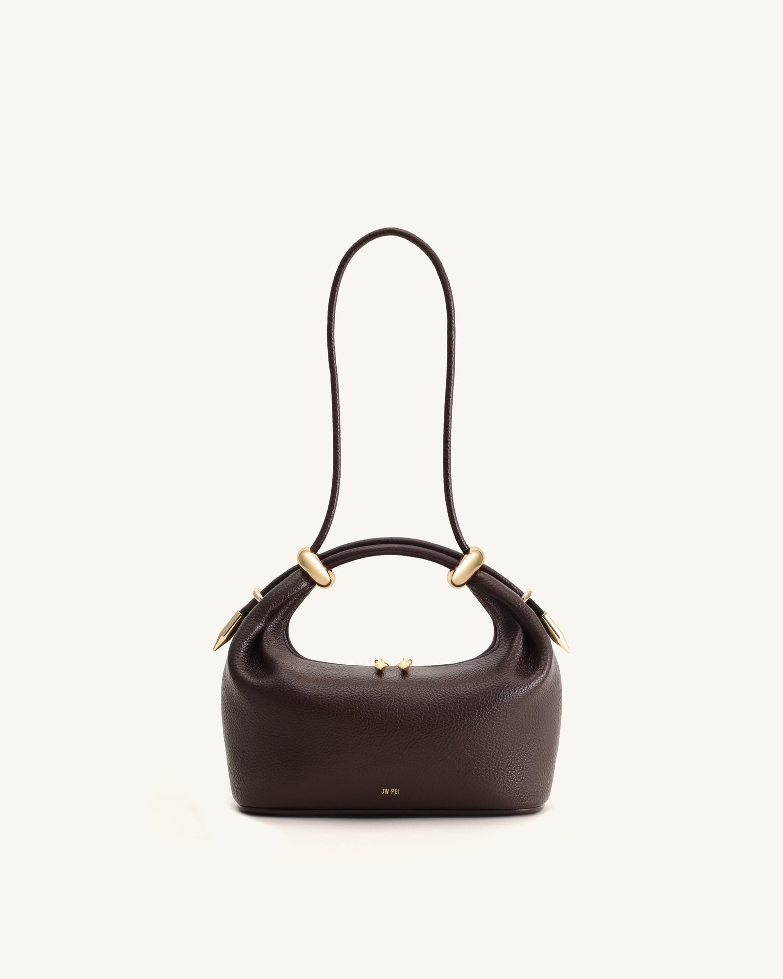Ellie Metal Ring Embellished Top Handle Bag - Lemon Yellow