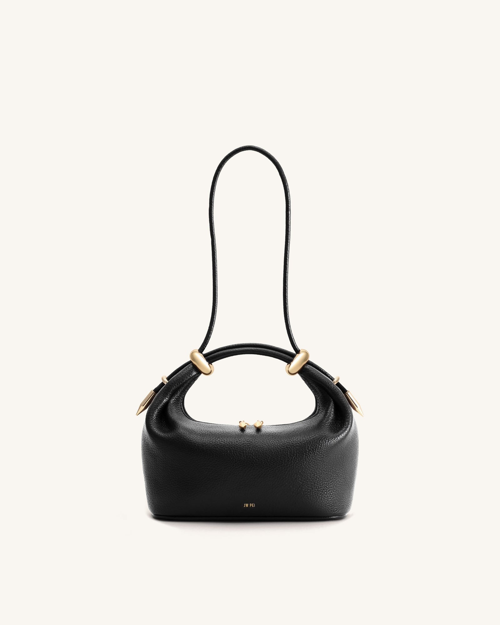 Ellie Metal Ring Embellished Top Handle Bag - Lemon Yellow