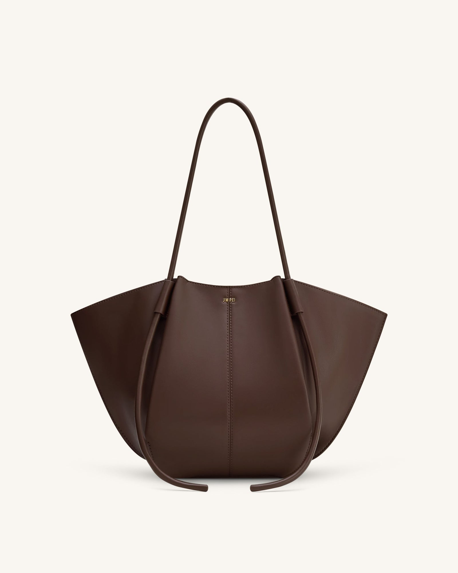 Nala Wide Tote Bag - Mocha Brown