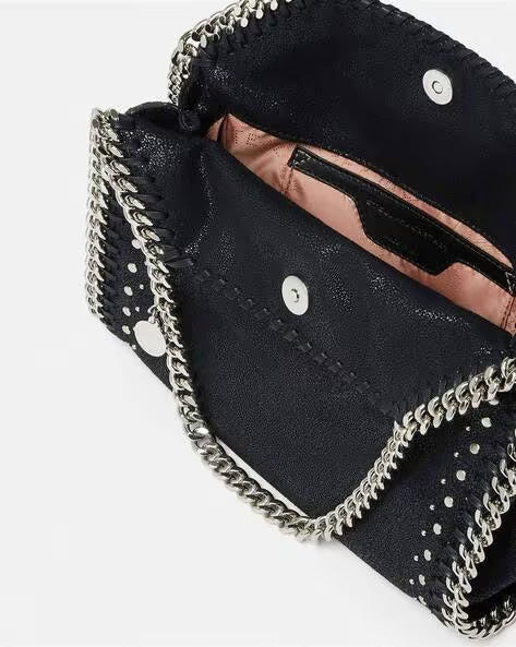 STELLA MCCARTNEY Falabella Studded Mini Tote Bag