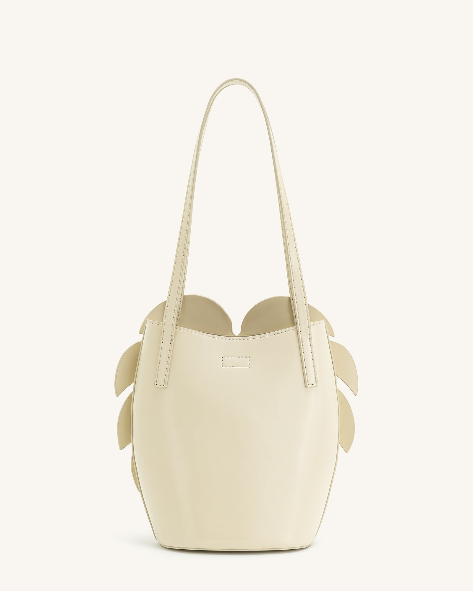 Cecelia Leaf Shape Shoulder Bag - Black