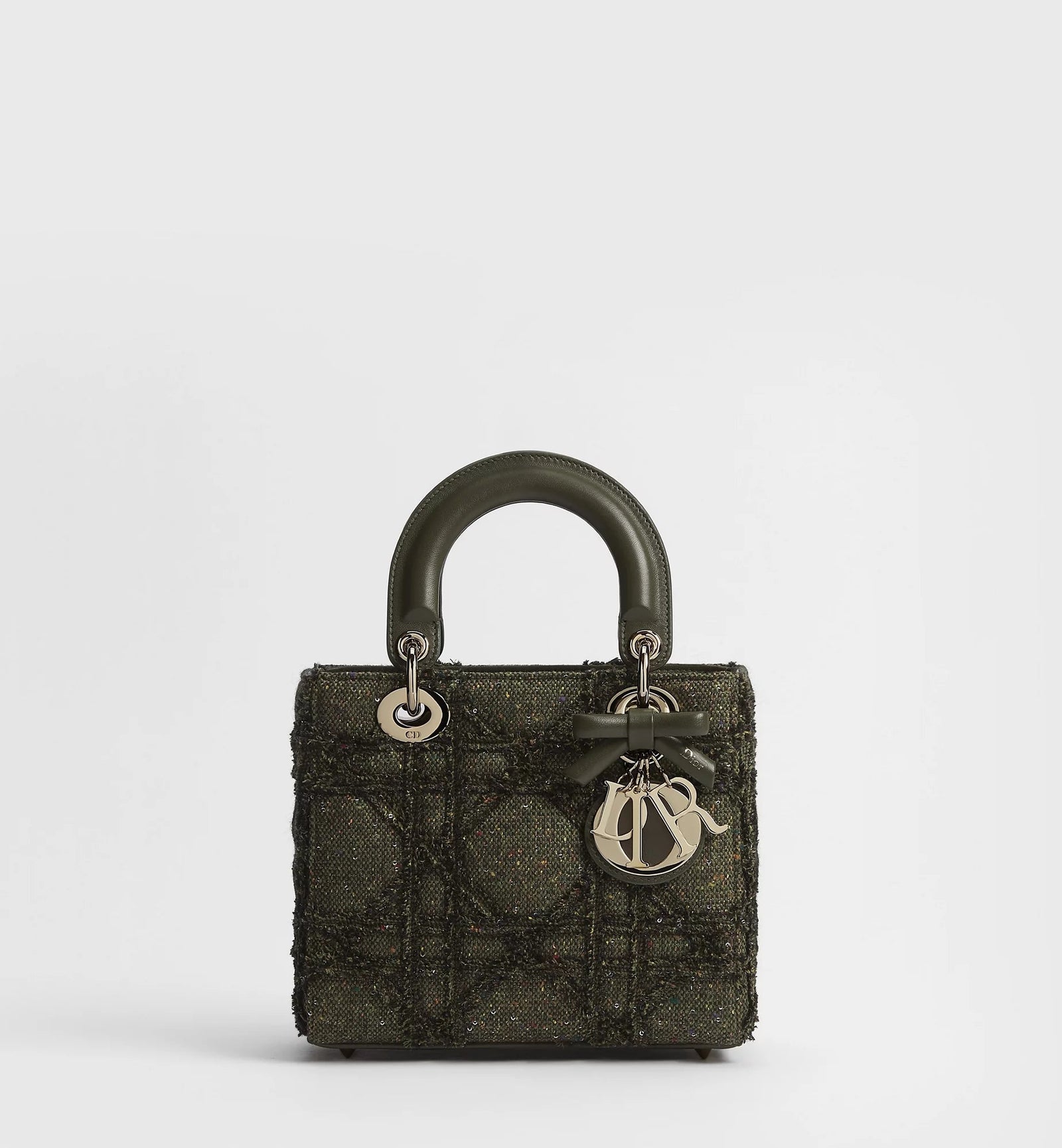 Small Lady Dior bag with shoulder strap