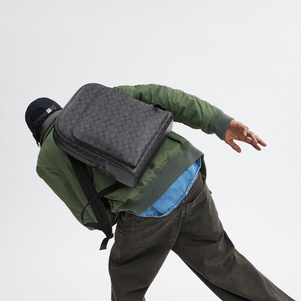 Gotham Backpack In Signature Canvas
