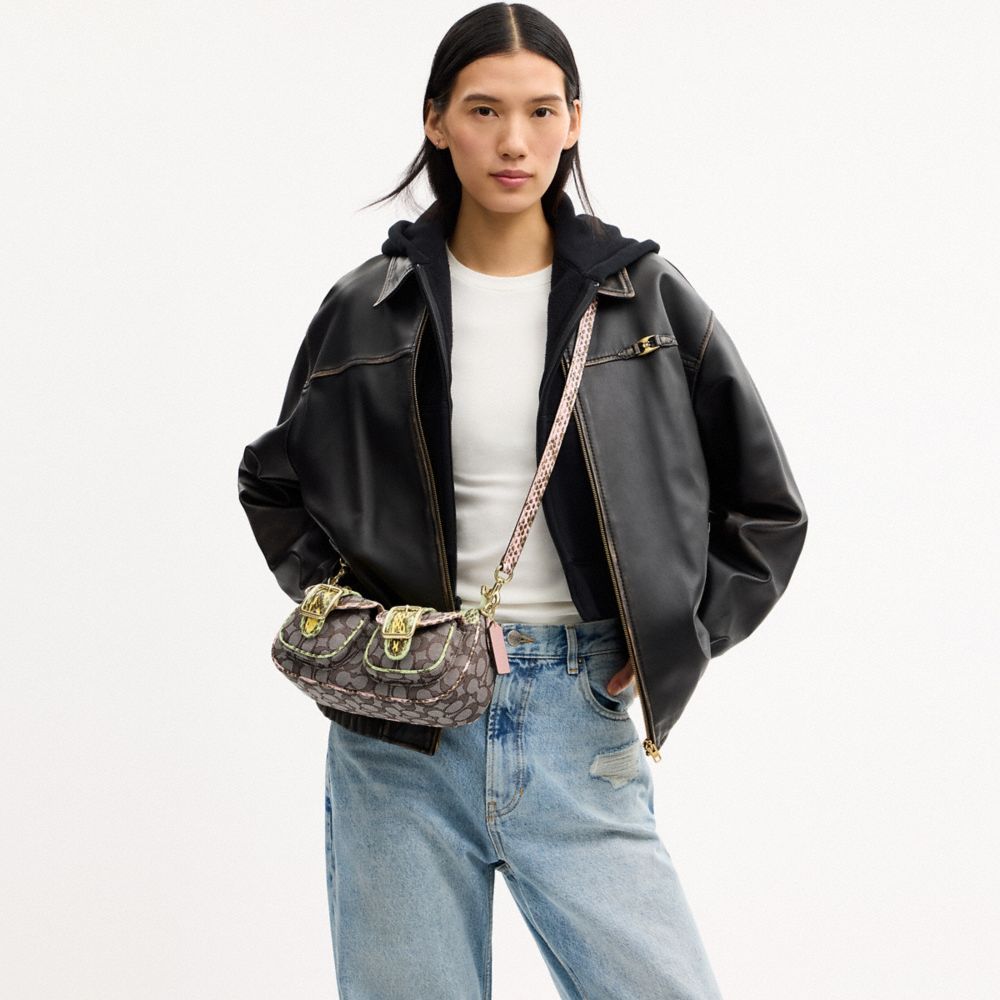 Ashton Shoulder Bag In Signature Jacquard