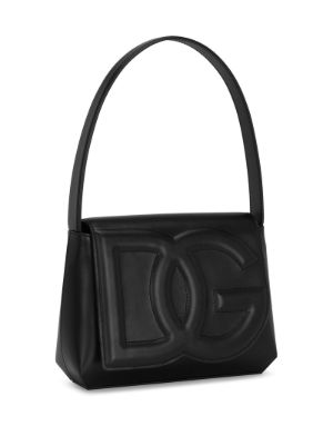 Dolce & Gabbana Logo-embossed leather Shoulder Bag