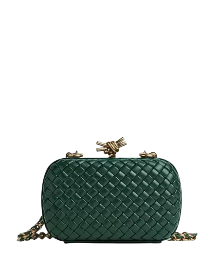 Knot Minaudiere with Chain Strap