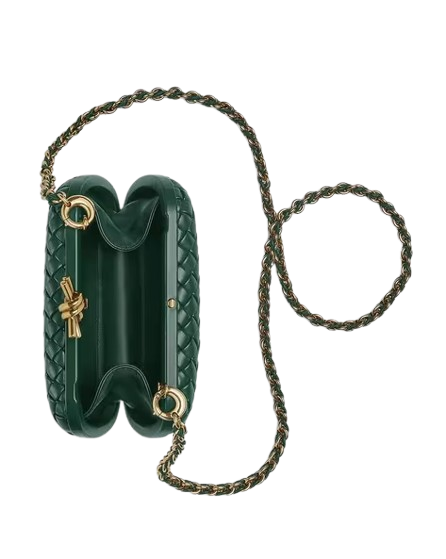 Knot Minaudiere with Chain Strap