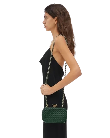 Knot Minaudiere with Chain Strap