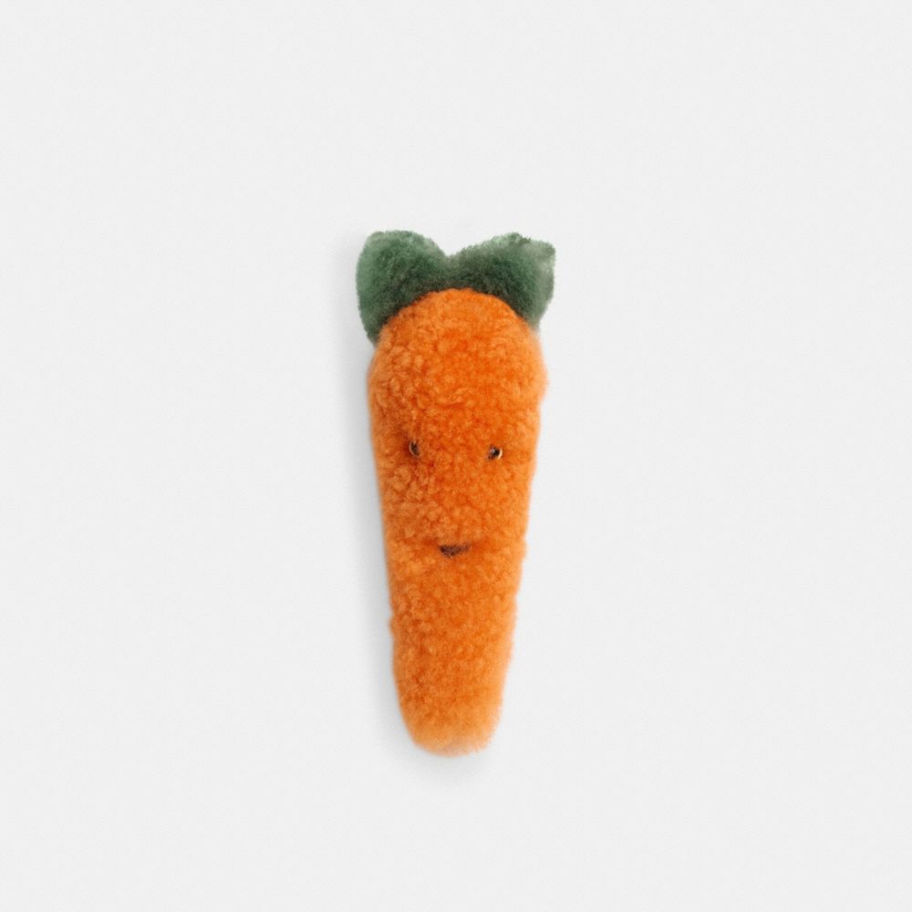 Carroty Shoe Charm In Shearling