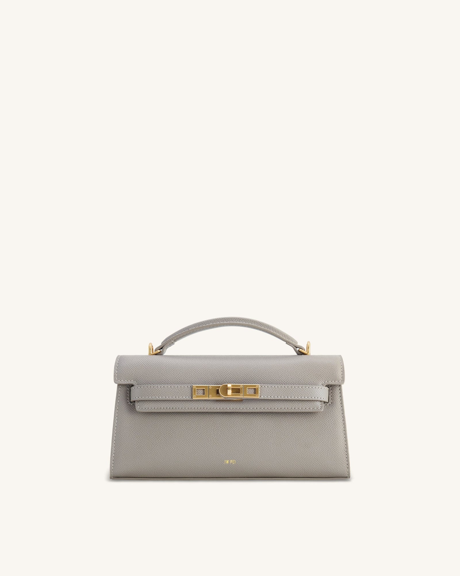 Noor Top Handle Bag - Brown Canvas