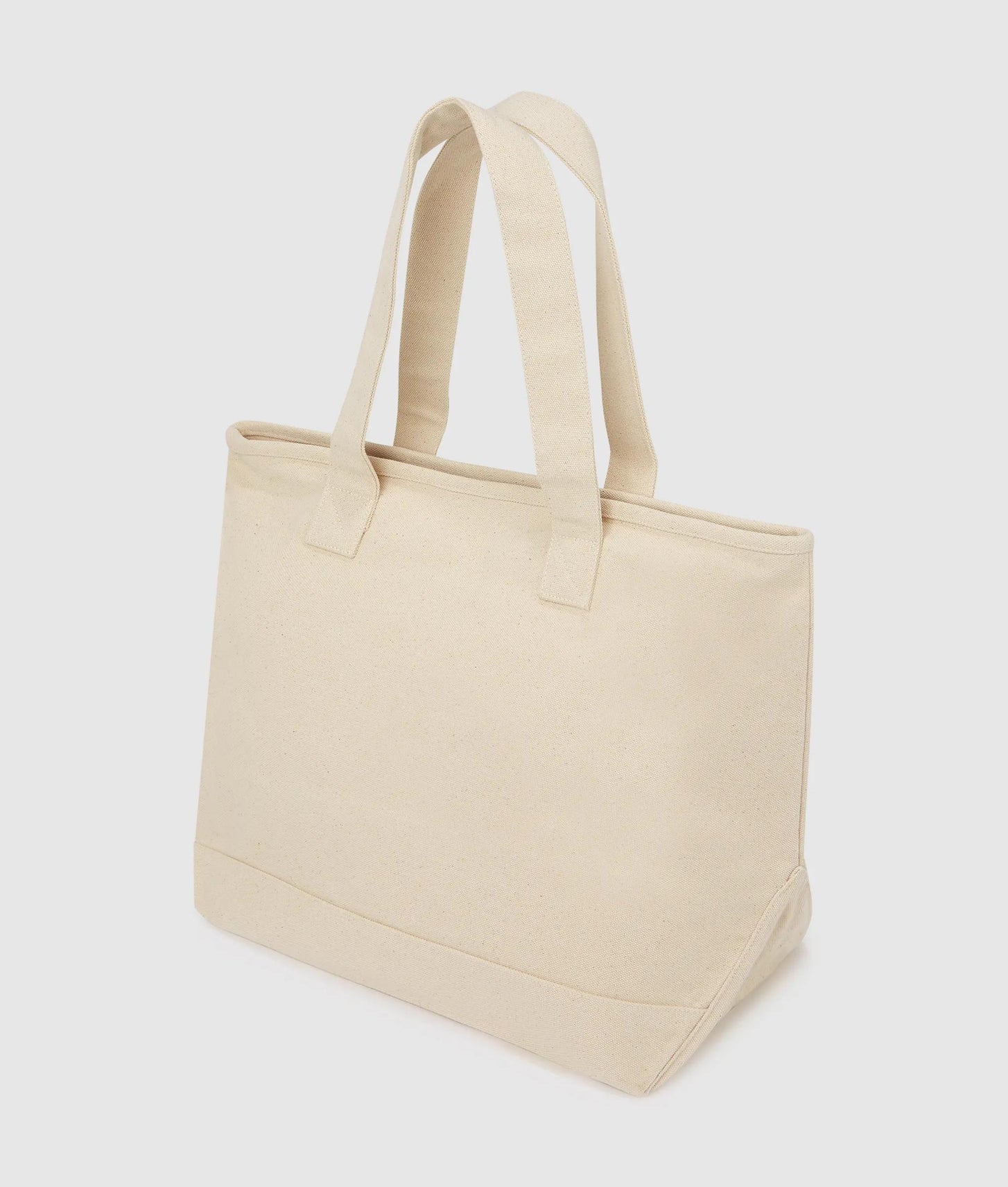 KarlLagerfeld Logo Extra Large Tote Bag Natural