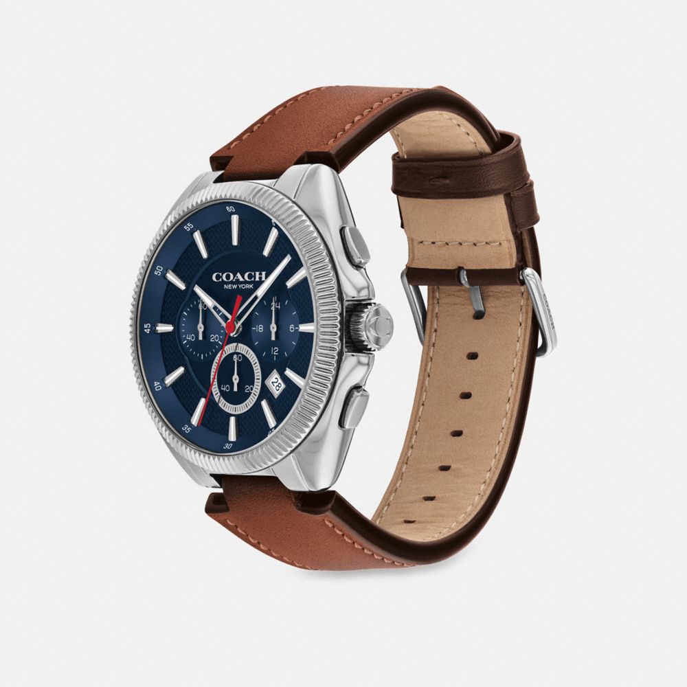 Coach Jackson Watch, 45 Mm Saddle