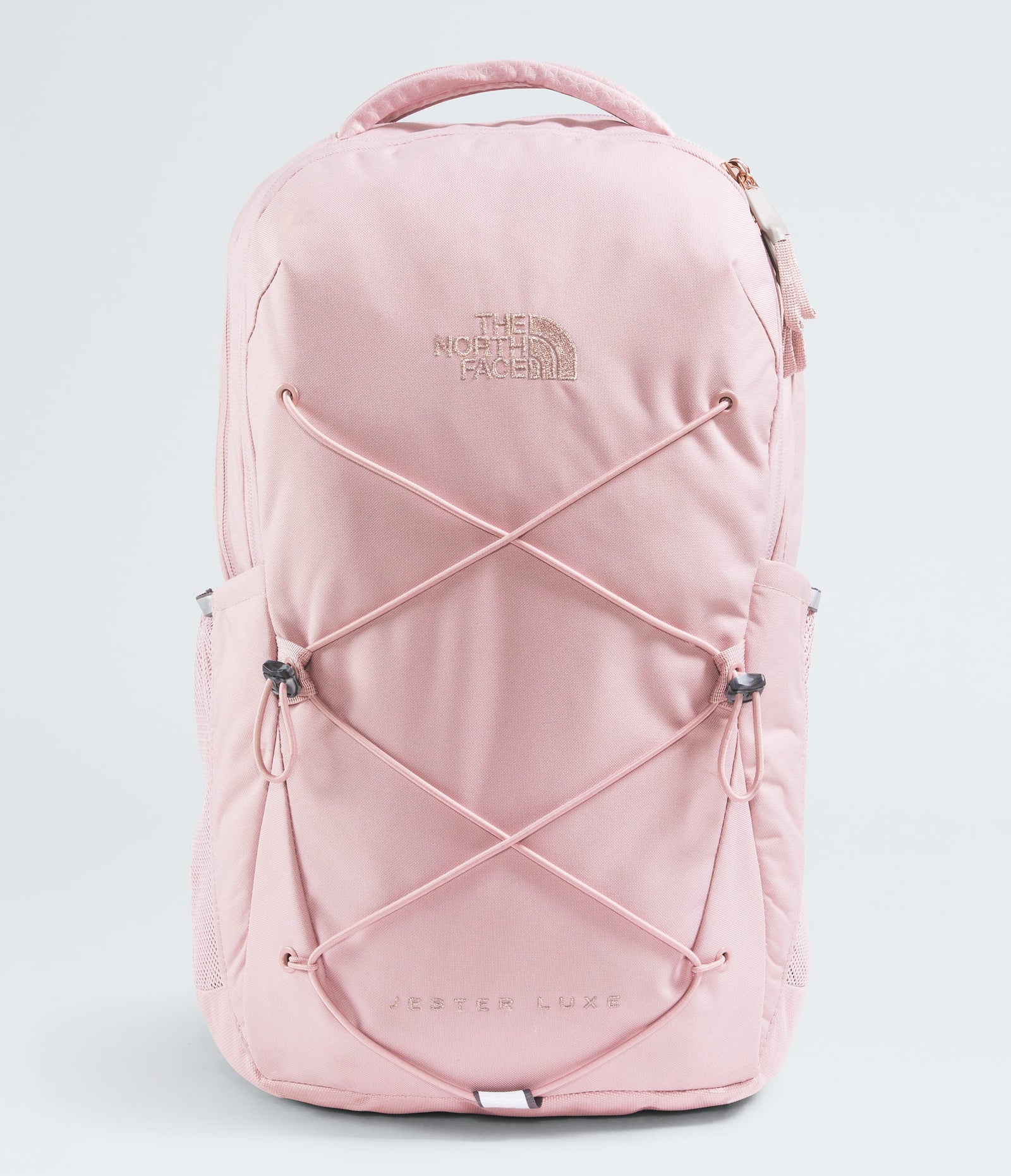 The North Face Women’s Jester Luxe Backpack Metal Pink-Burnt Coral Metallic