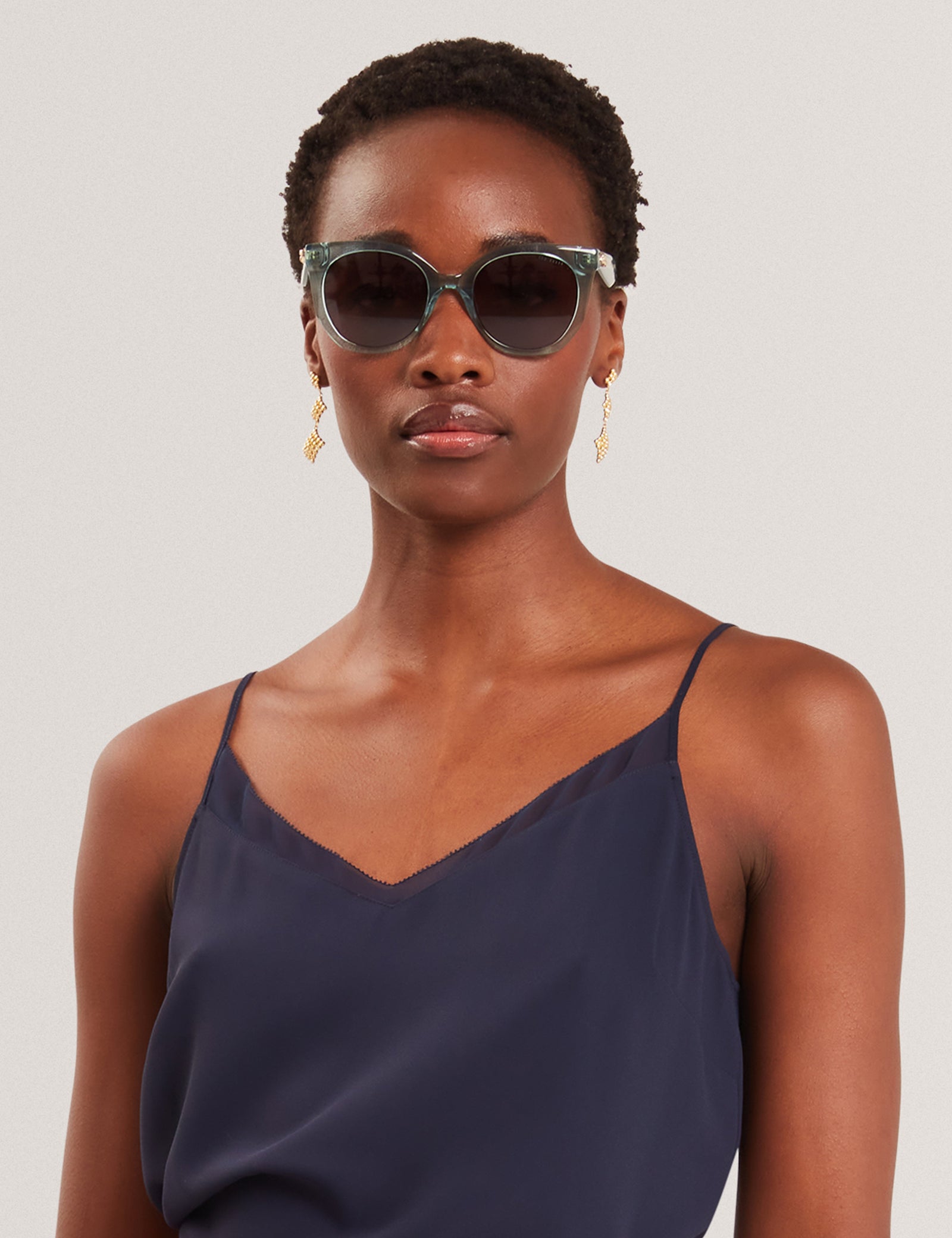 Ted Baker Elen Oversized Cat Eye Bow Detail Sunglasses Women's