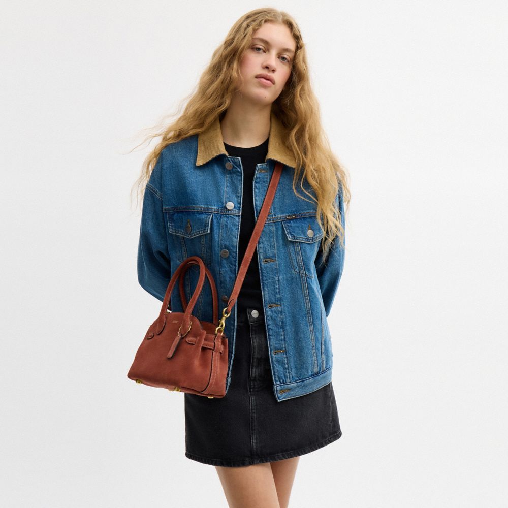 Coach Soft Empire Carryall Bag 21 Brass Clay