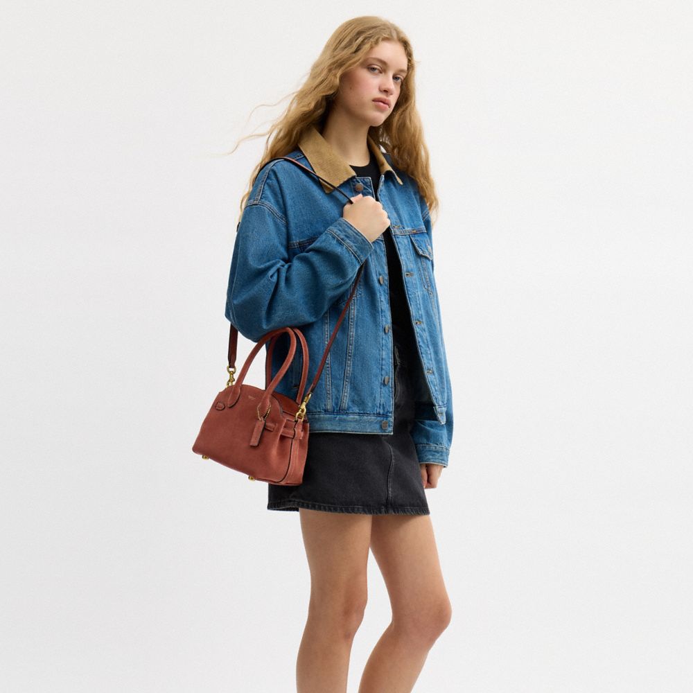 Coach Soft Empire Carryall Bag 21 Brass Clay