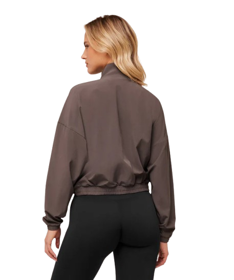 Women's Gymshark Training Everyday Woven Jacket Cool Brown