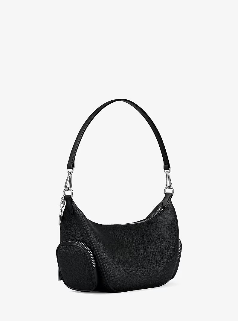 Michael Kors Merritt Small Signature Logo Convertible Shoulder Bag Black