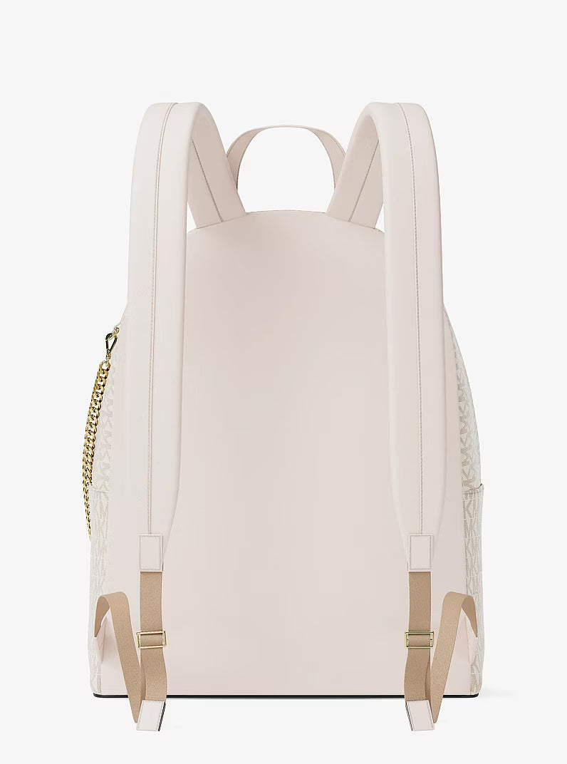 Michael Kors Slater Medium Signature Logo Backpack Lt Crm Multi