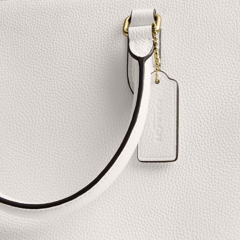 Coach Maggie Tote Bag Gold Chalk
