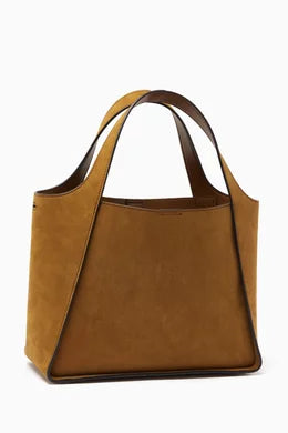 Stella Mccartney Logo Crossbody Tote Bag in Alter Suede