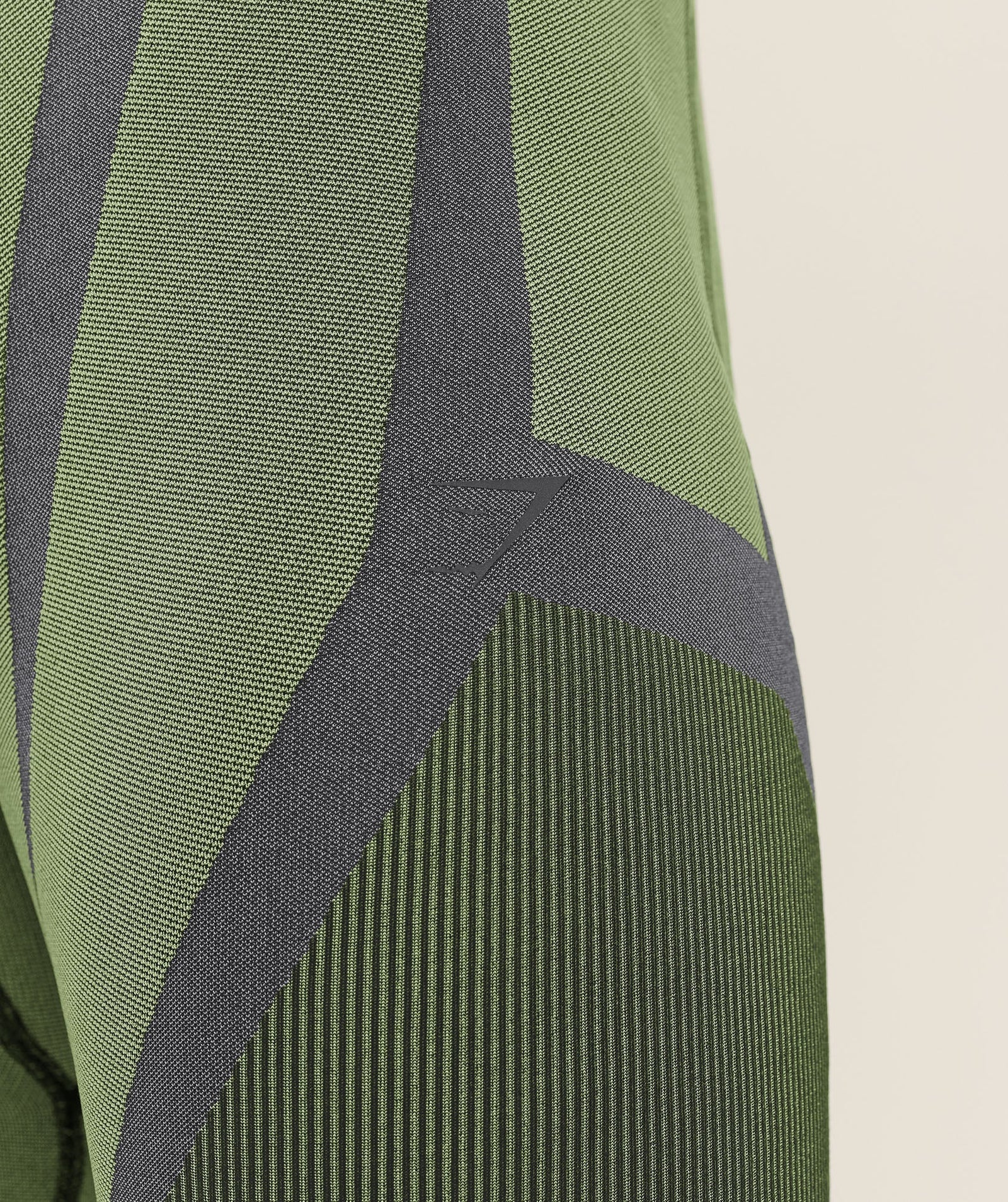 Gymshark Seamless Running Half Tight -  Stealth Blue /  Sorbet Yellow