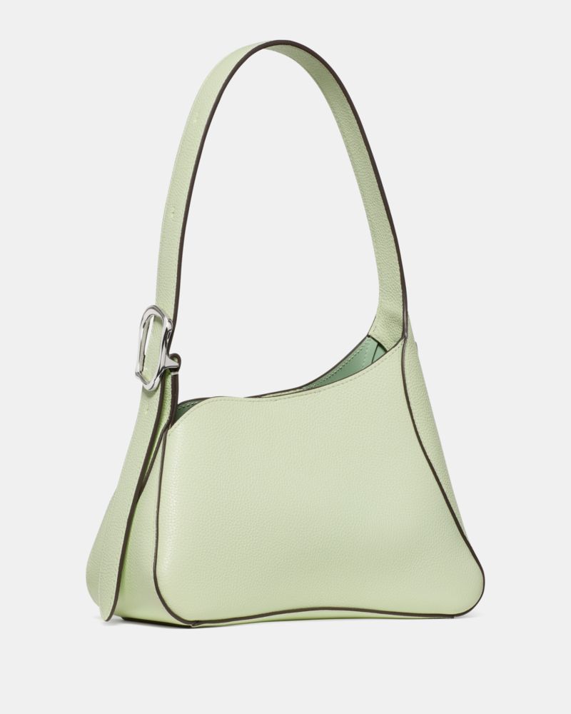 KateSpade 454 Sculpted Shoulder Bag Lime Frosting
