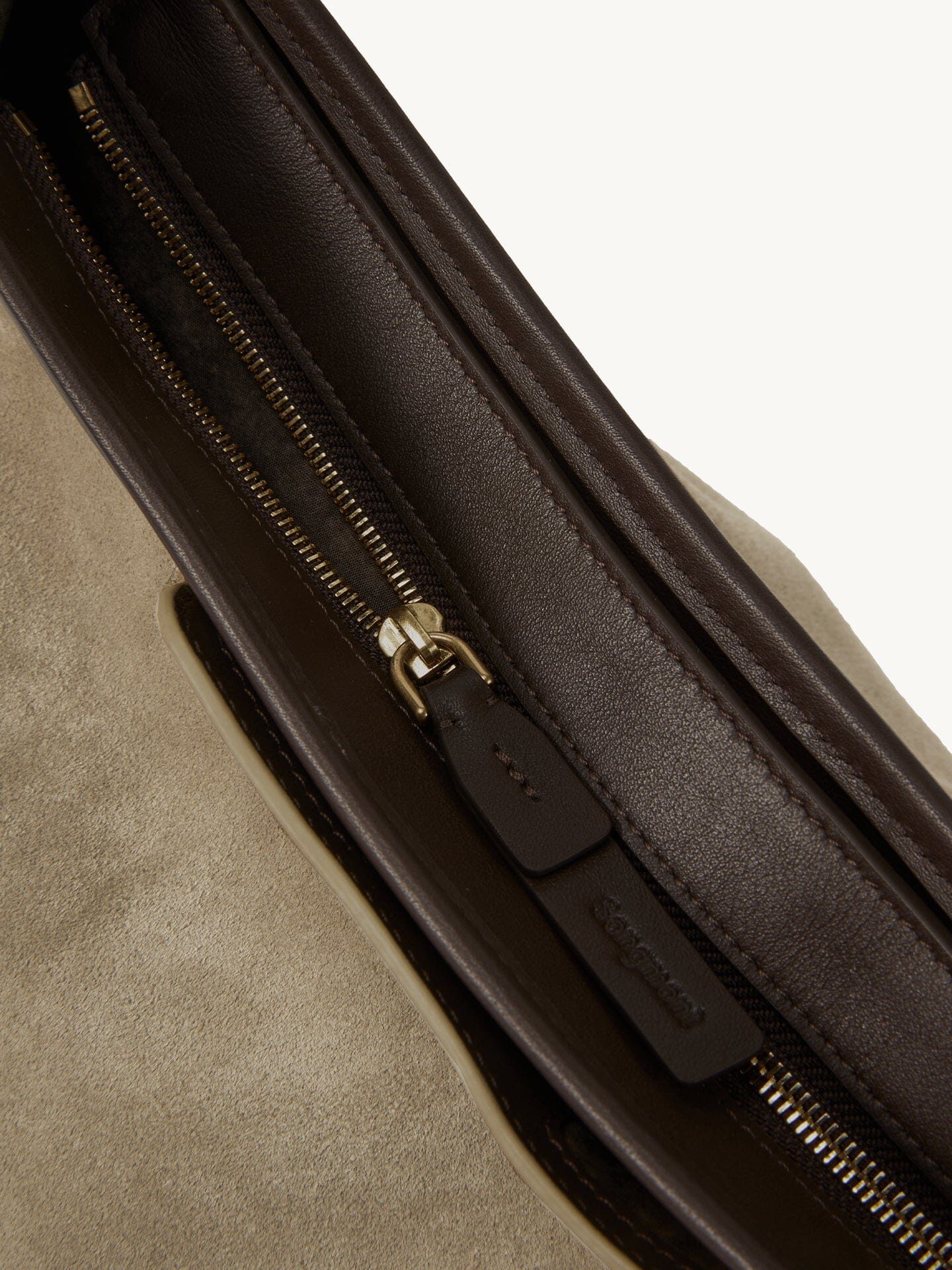 Songmont Large Yore Hobo Bag Dune Suede