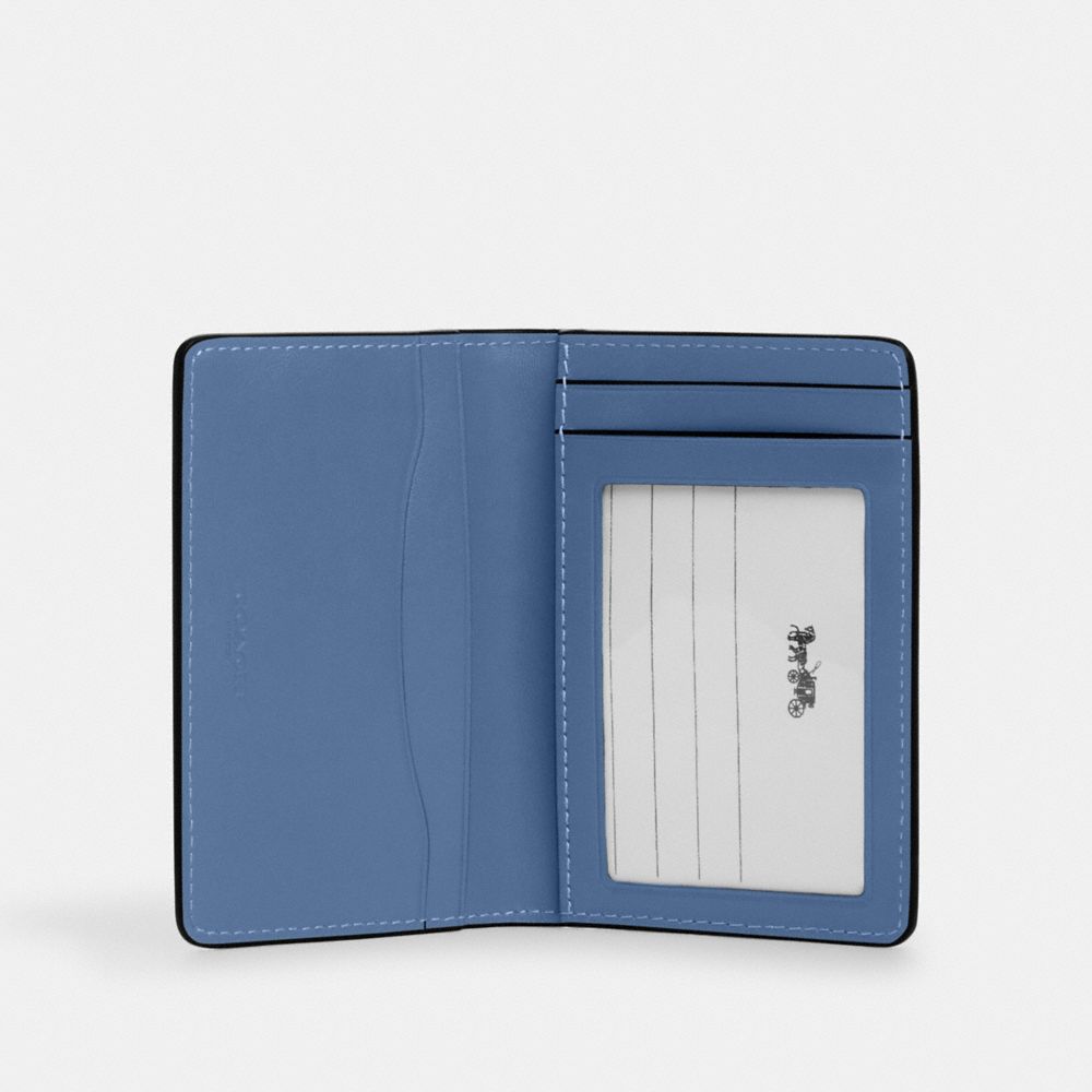 Coach Id Wallet Light Denim