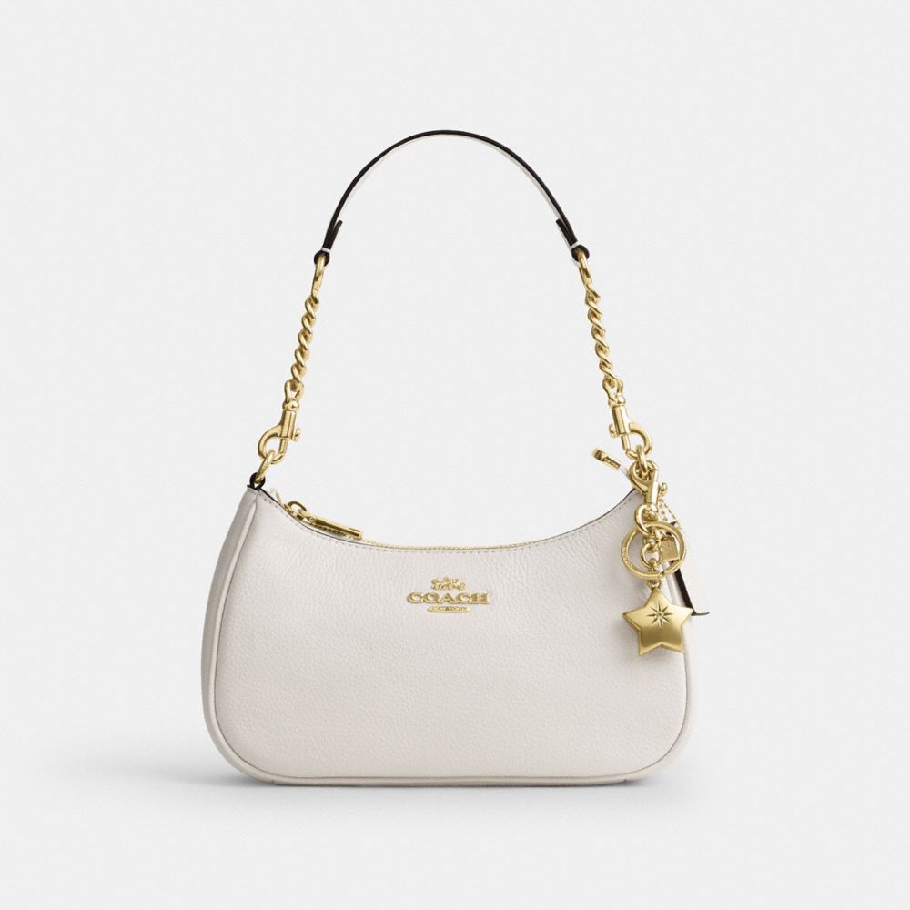 Coach Mini Star Bag Charm Gold Gold