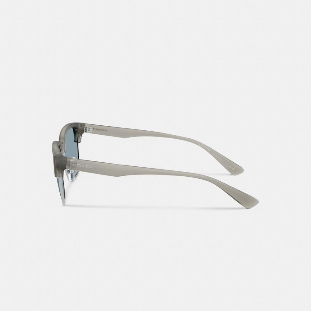 Coach Coach Script Square Sunglasses Matte Grey
