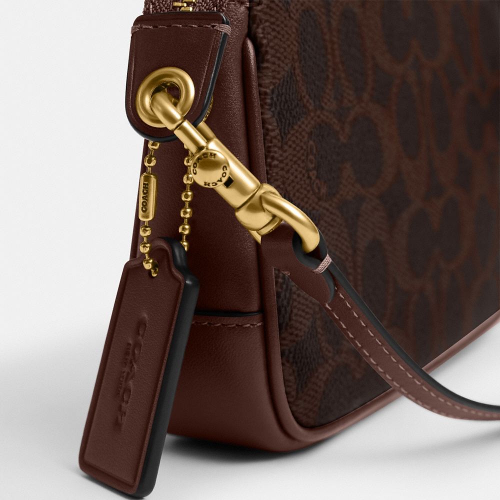 Coach Plaza Bag 18 In Signature Canvas Brass Maple