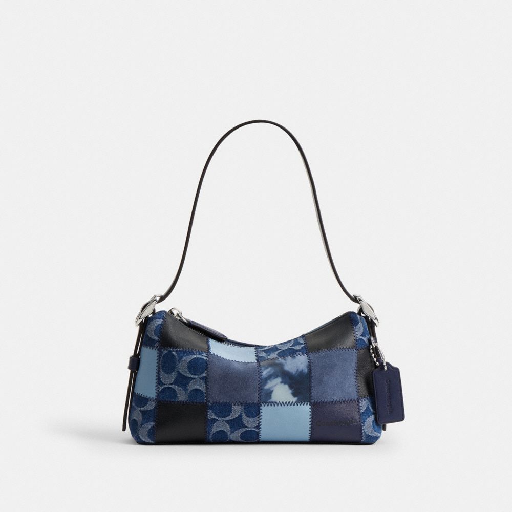 Coach Alter/Ego Small Slouchy Shoulder Bag Denim Sig Multi
