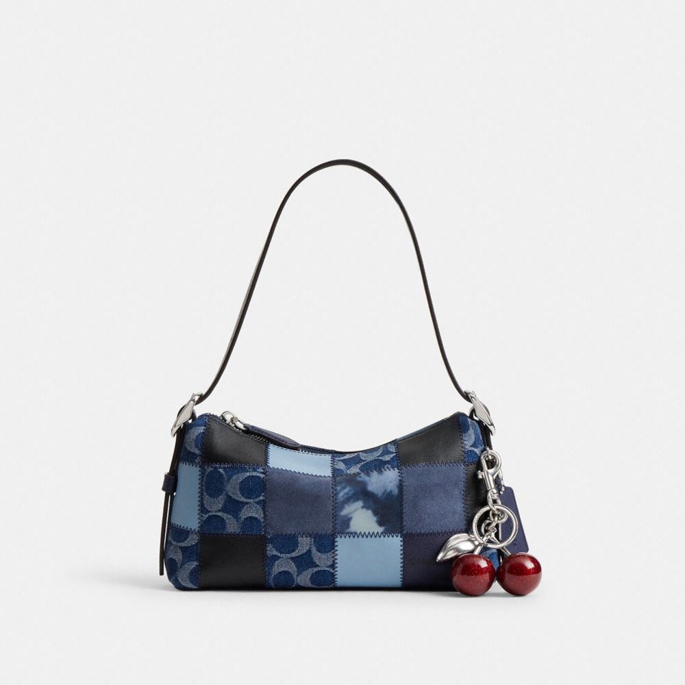 Coach Alter/Ego Small Slouchy Shoulder Bag Denim Sig Multi