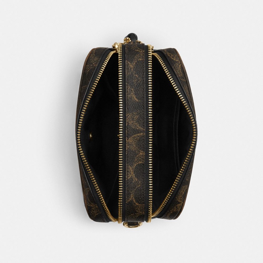 Mini Carey Crossbody Bag In Loved Signature Canvas