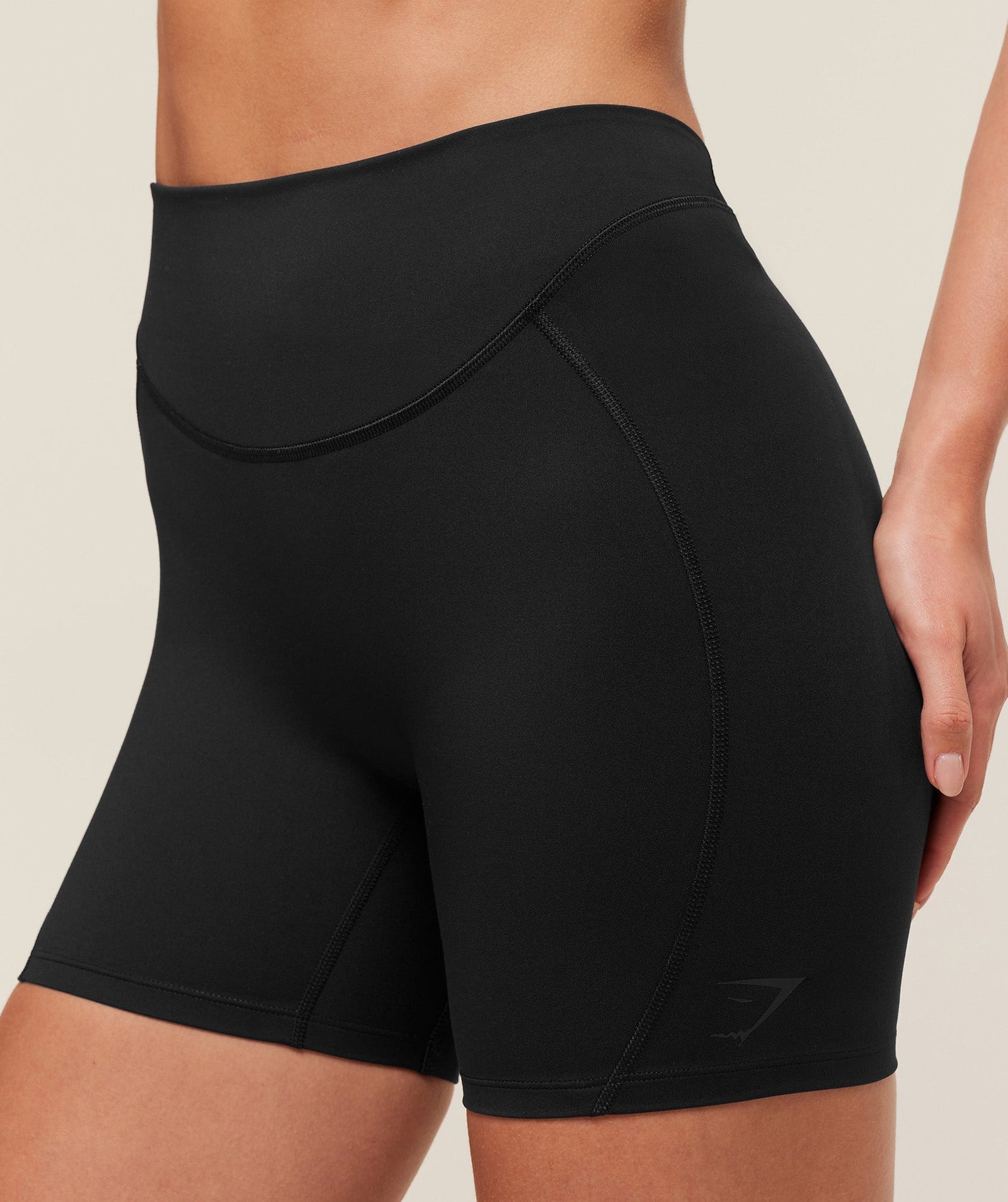 Women's Gymshark Lifting Dipped Waistband Shorts Black