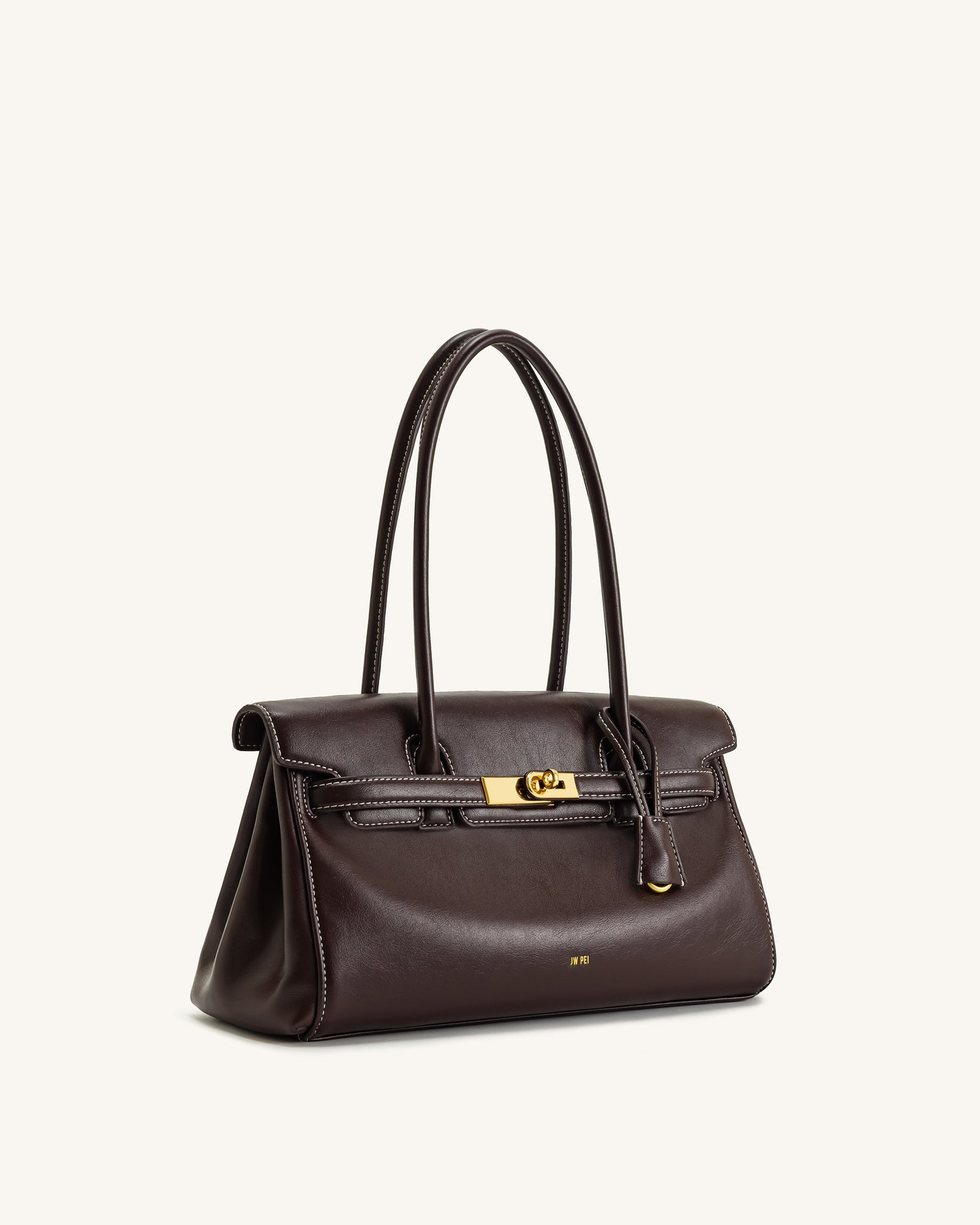 Yara Shoulder Bag - White Croc