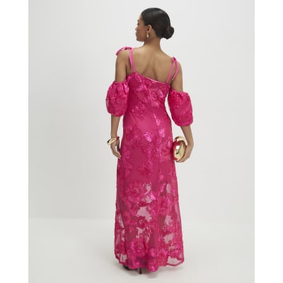 Petite Pink Cornelli Maxi Dress