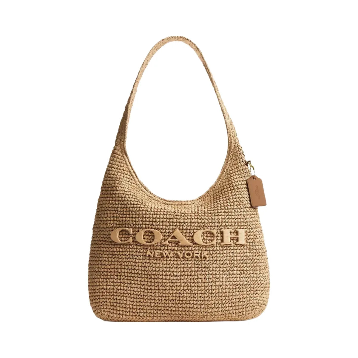 Coach Brooklyn Shoulder Bag 34 in Brass Natural