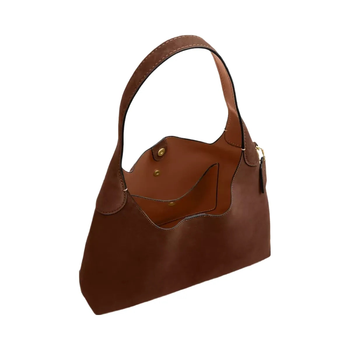 Coach Brooklyn Shoulder Bag 34 in Brass Warm Brown