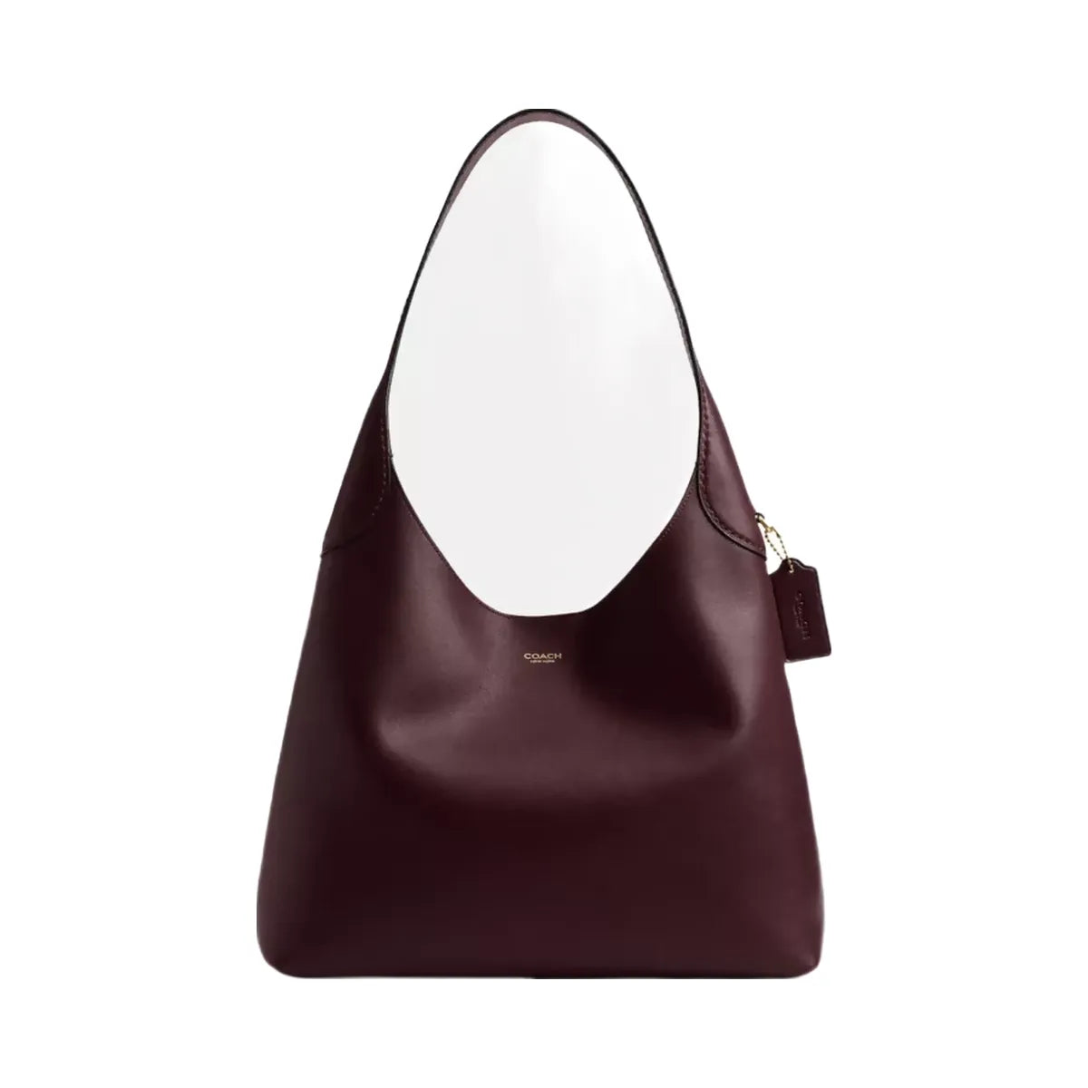Coach Brooklyn Shoulder Bag 34 in Brass Merlot