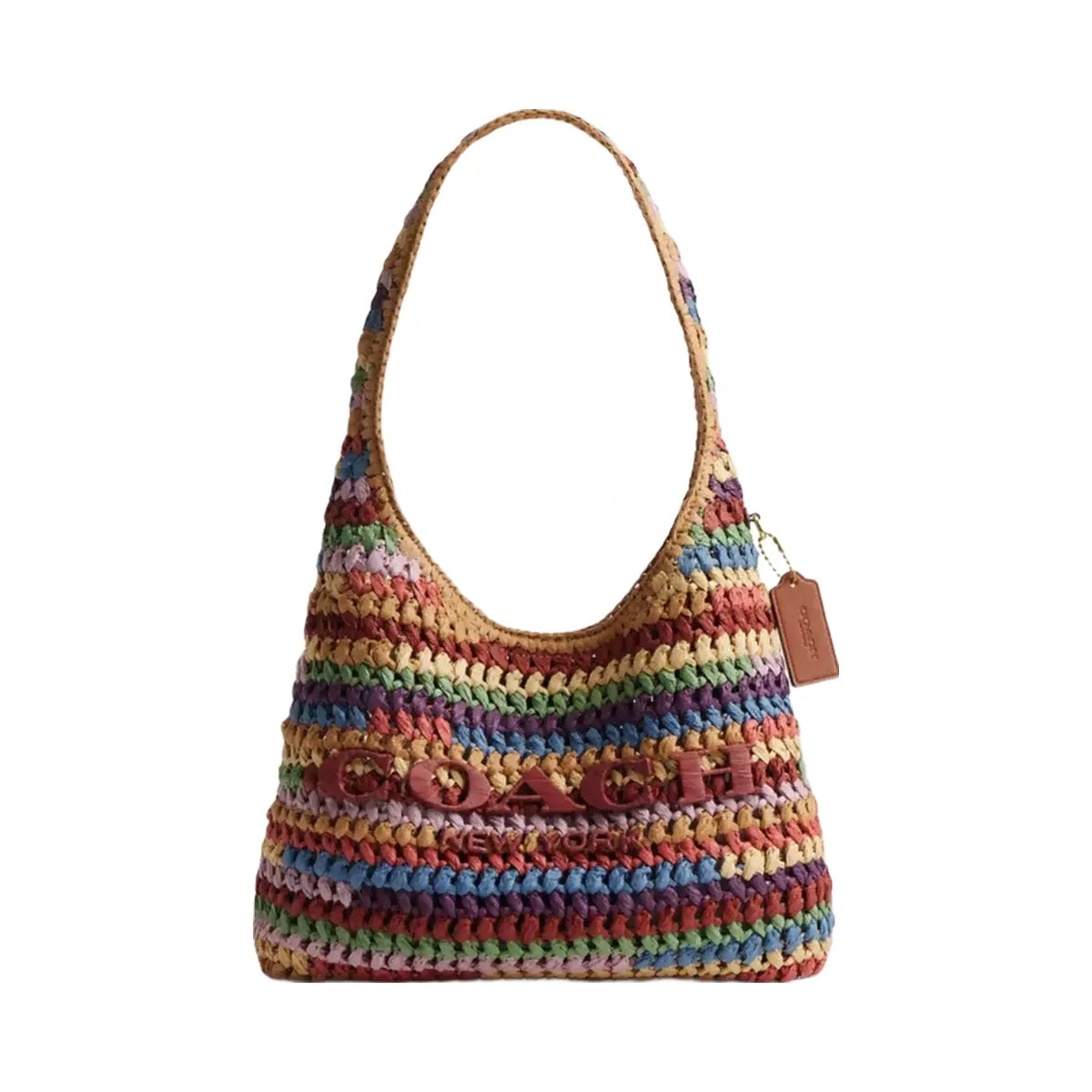 Coach Brooklyn Shoulder Bag 28 in Brass Multi