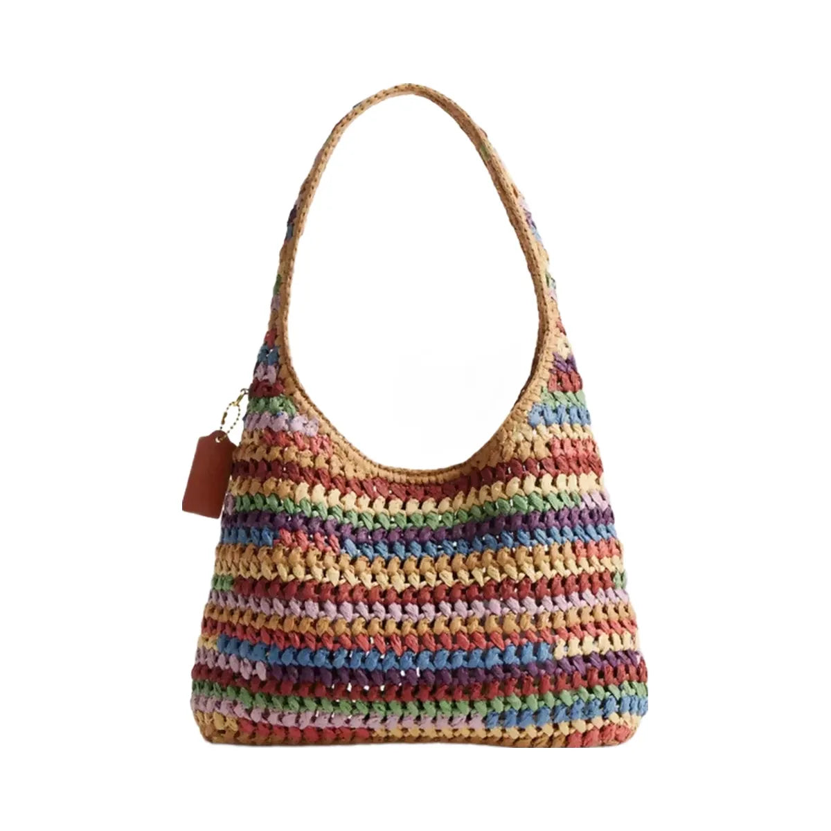 Coach Brooklyn Shoulder Bag 28 in Brass Multi