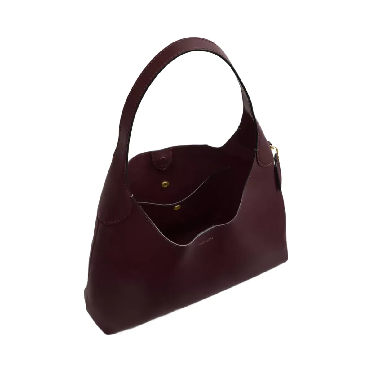 Coach Brooklyn Shoulder Bag 34 in Brass Merlot