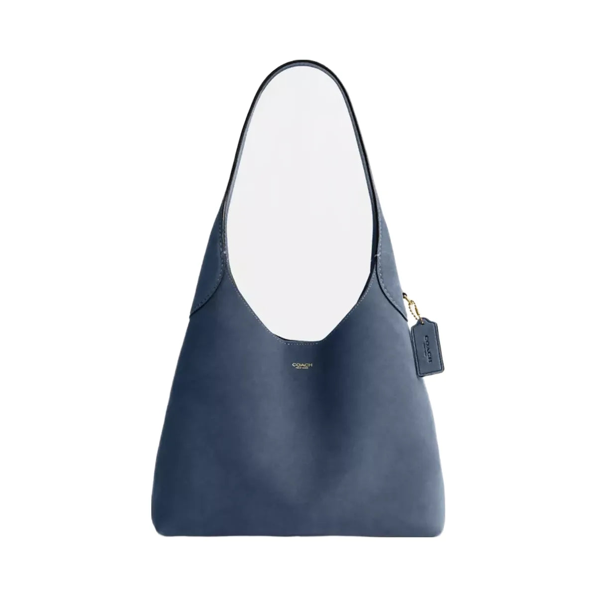 Coach Brooklyn Shoulder Bag 28 in Brass Light Denim