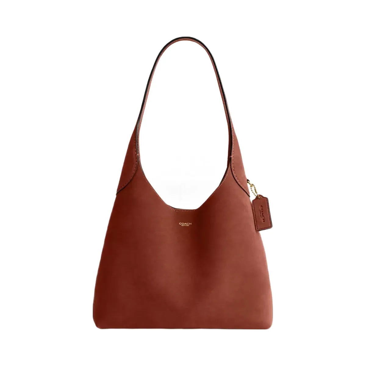 Coach Brooklyn Shoulder Bag 28 in Brass Clay