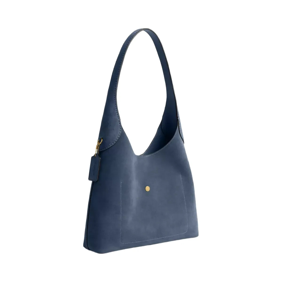 Coach Brooklyn Shoulder Bag 28 in Brass Light Denim