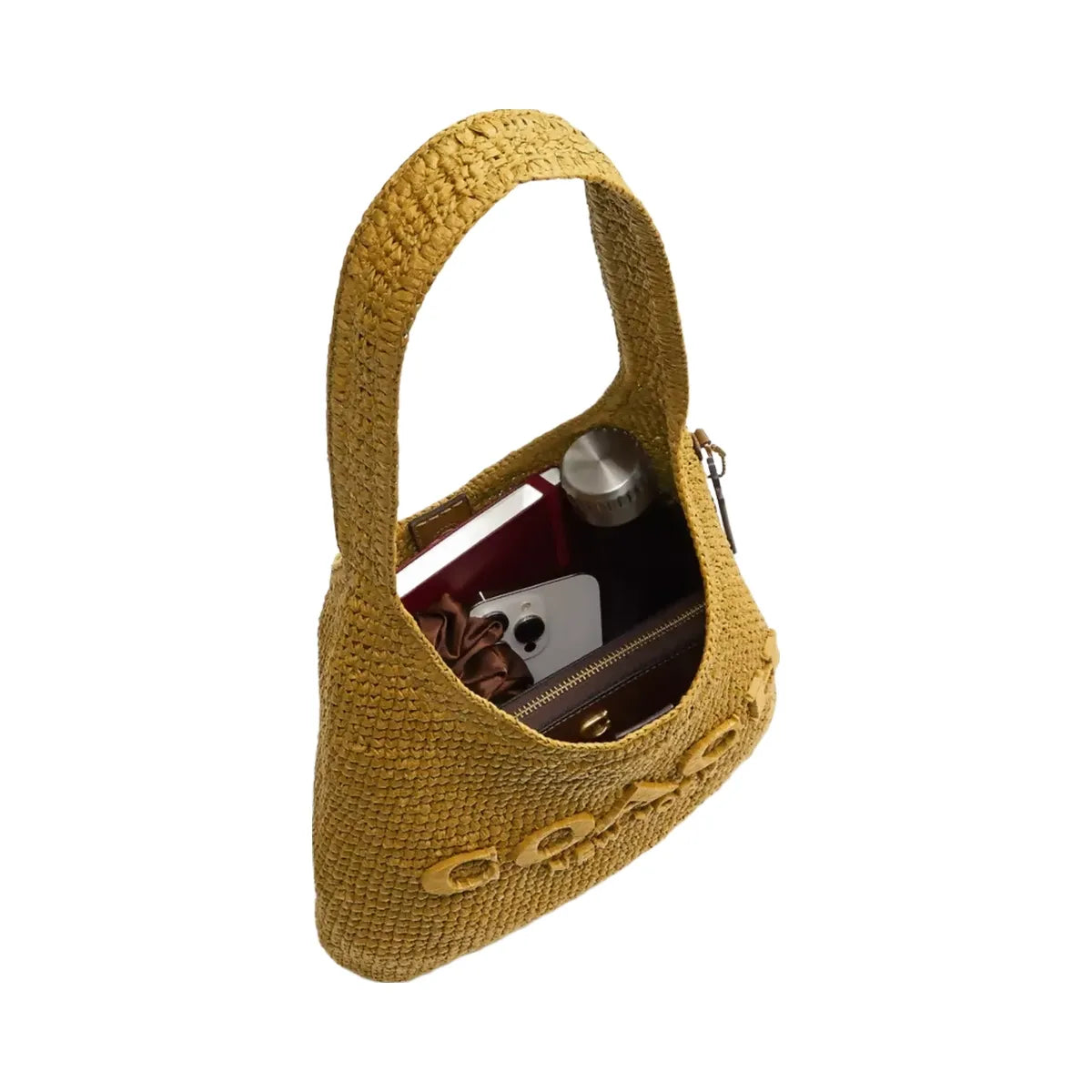 Coach Brooklyn Shoulder Bag 28 in Brass Muted Olive